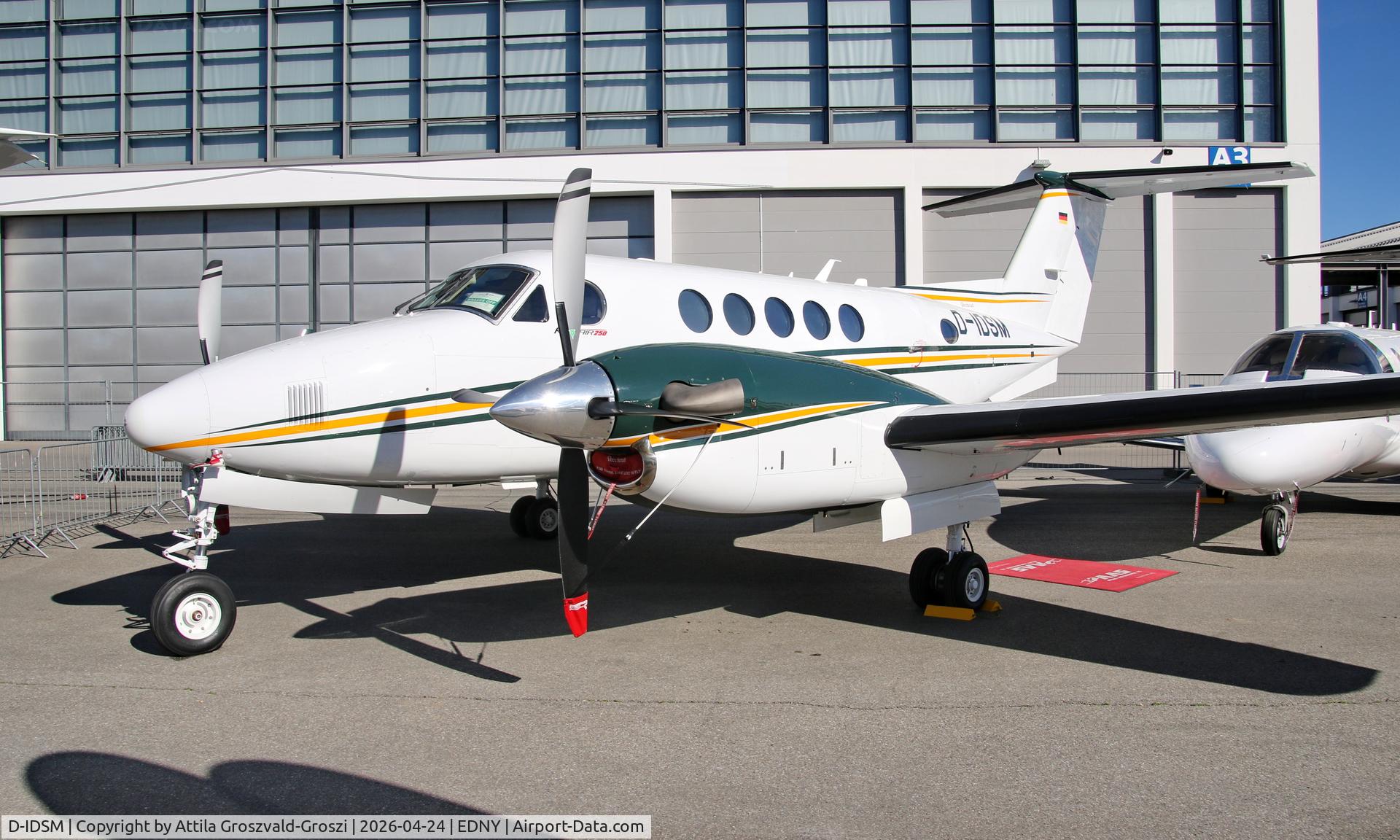 D-IDSM, 2016 Beech B200GT Super King Air King Air C/N BY-269, EDNY - Bodensee Airport Friedrichshafen, Germany. AERO 2026