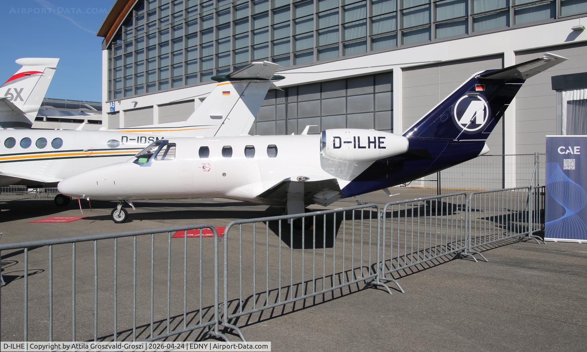 D-ILHE, 2008 Cessna 525 CitationJet CJ1+ C/N 525-0664, EDNY - Bodensee Airport Friedrichshafen, Germany. AERO 2026
