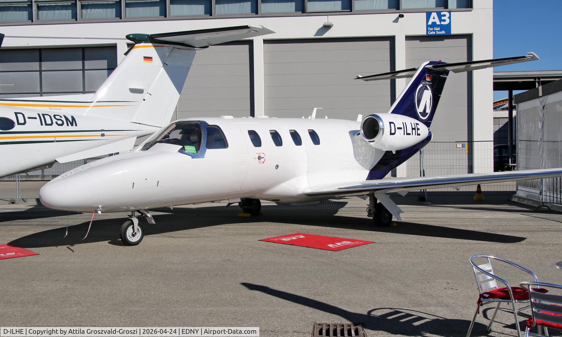 D-ILHE, 2008 Cessna 525 CitationJet CJ1+ C/N 525-0664, EDNY - Bodensee Airport Friedrichshafen, Germany. AERO 2026
