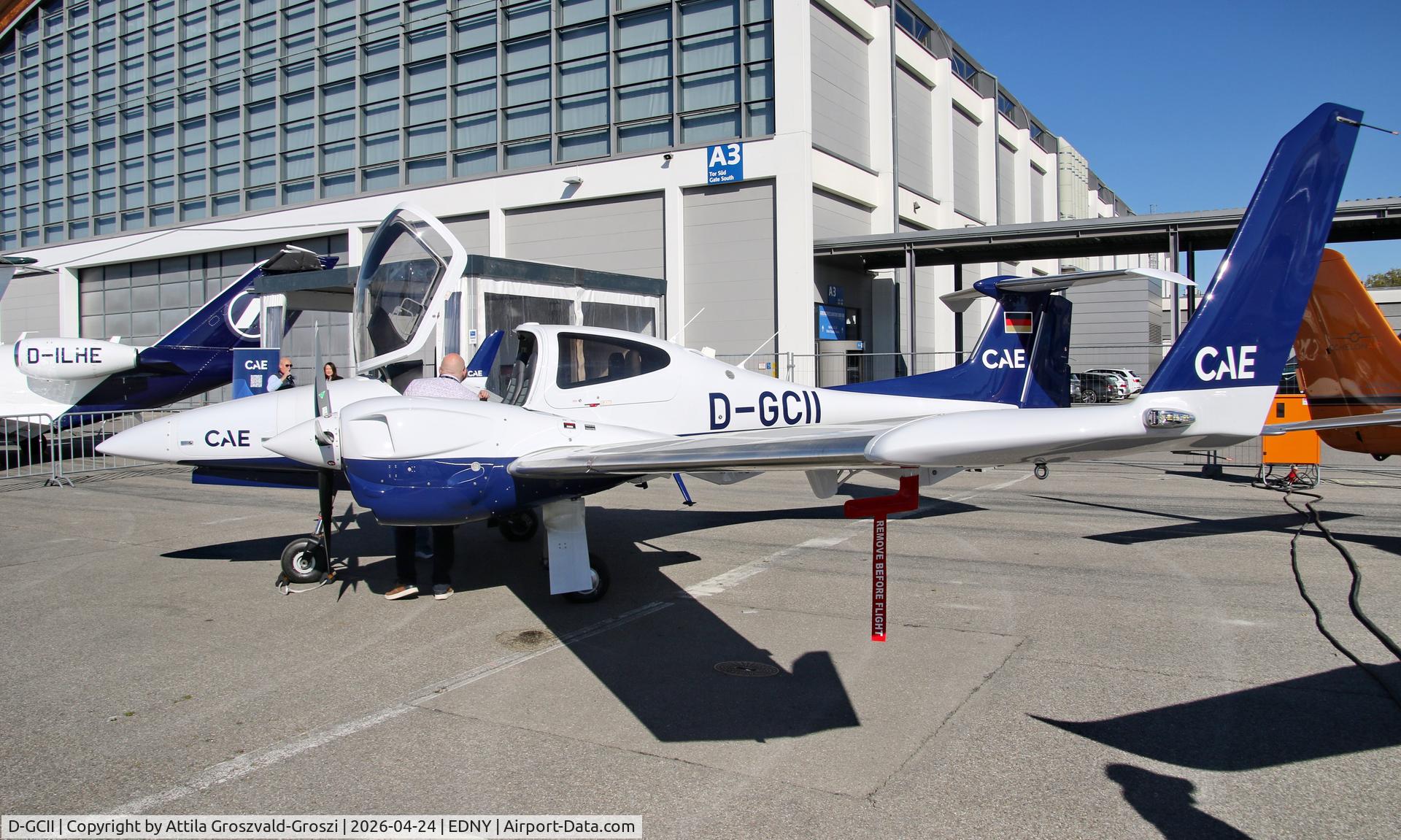 D-GCII, Diamond DA42 NG Twin Star Twin Star, EDNY - Bodensee Airport Friedrichshafen, Germany. AERO 2026
