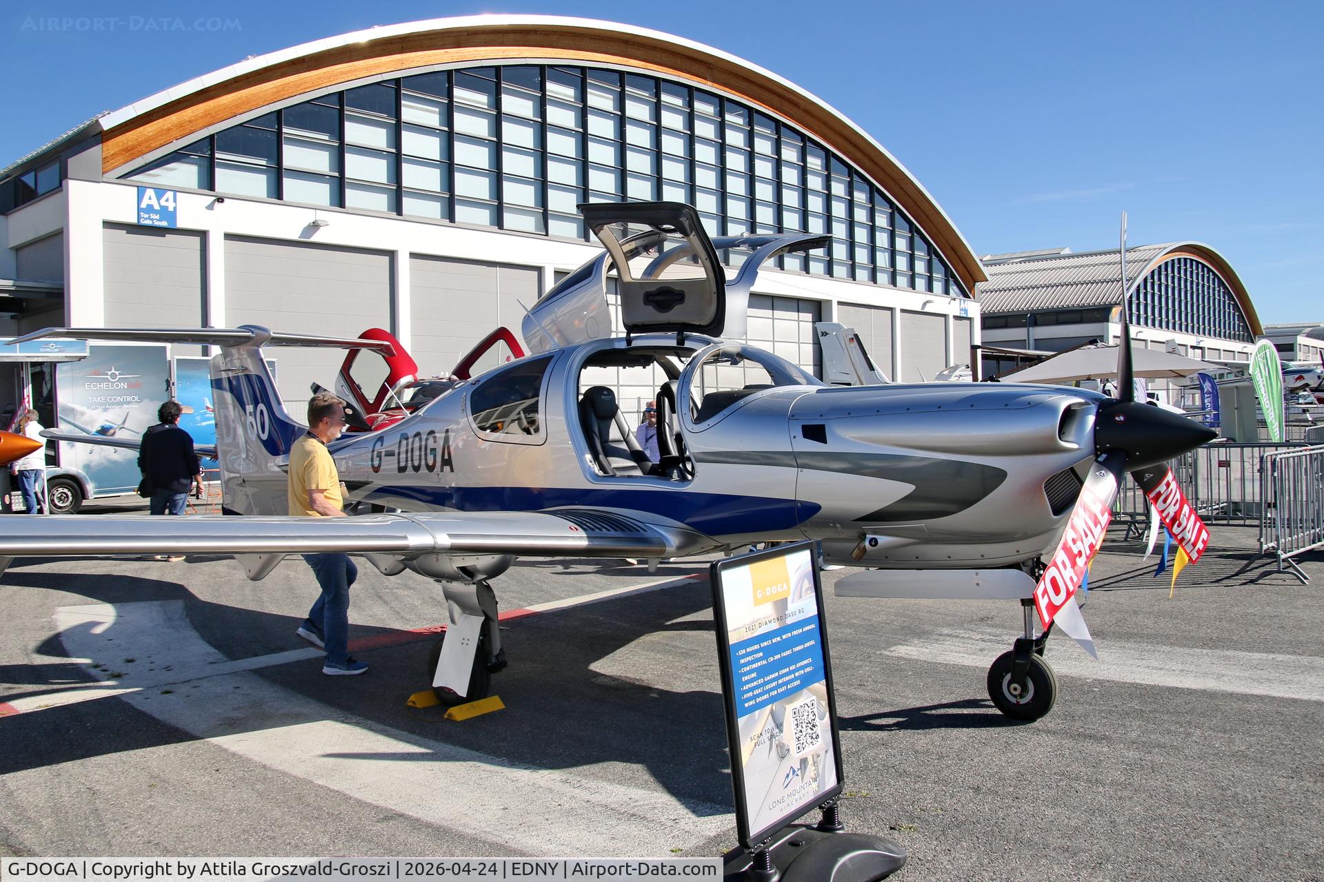 G-DOGA, 2021 Diamond DA-50C C/N 50.C.A.A.014, EDNY - Bodensee Airport Friedrichshafen, Germany. AERO 2026