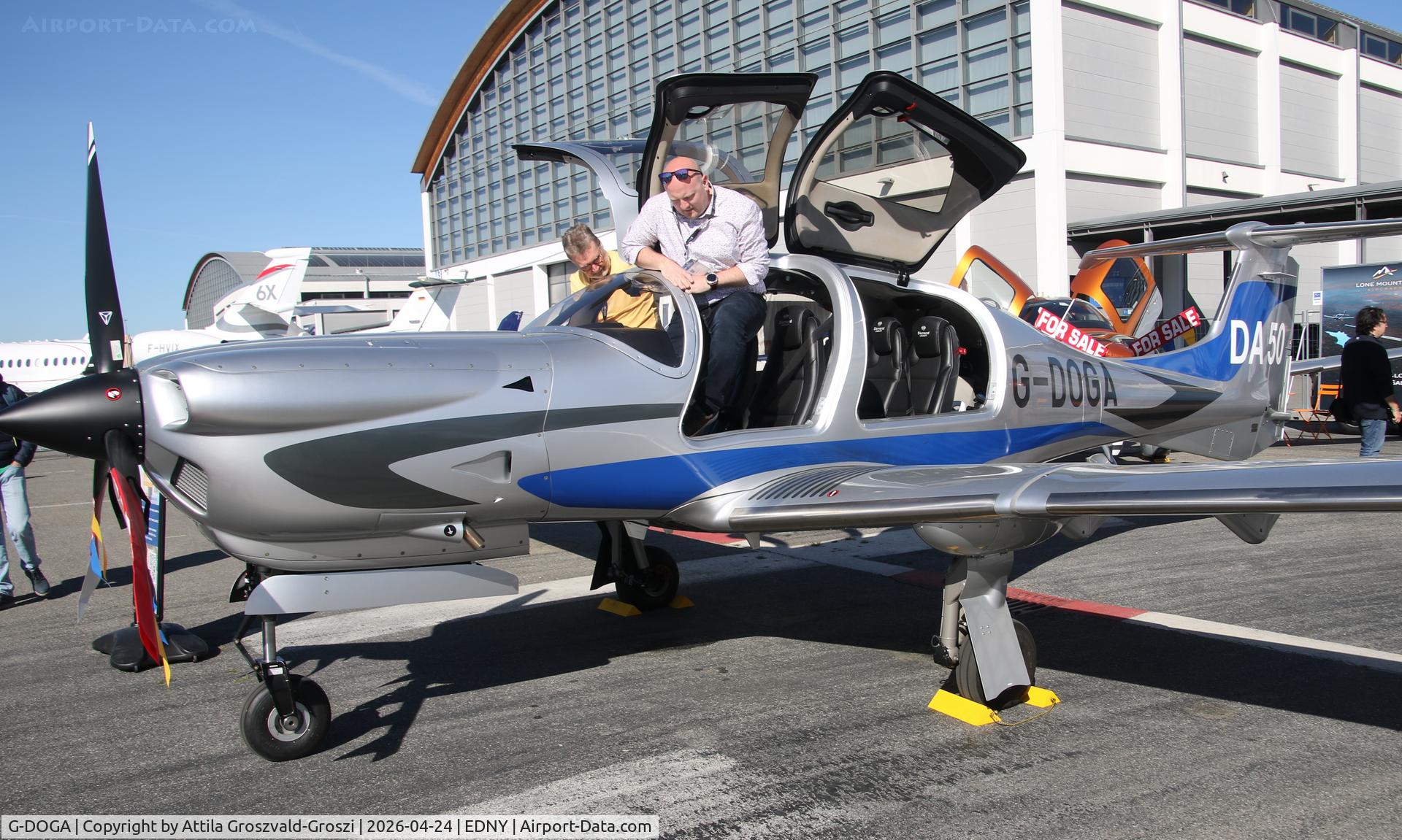 G-DOGA, 2021 Diamond DA-50C C/N 50.C.A.A.014, EDNY - Bodensee Airport Friedrichshafen, Germany. AERO 2026