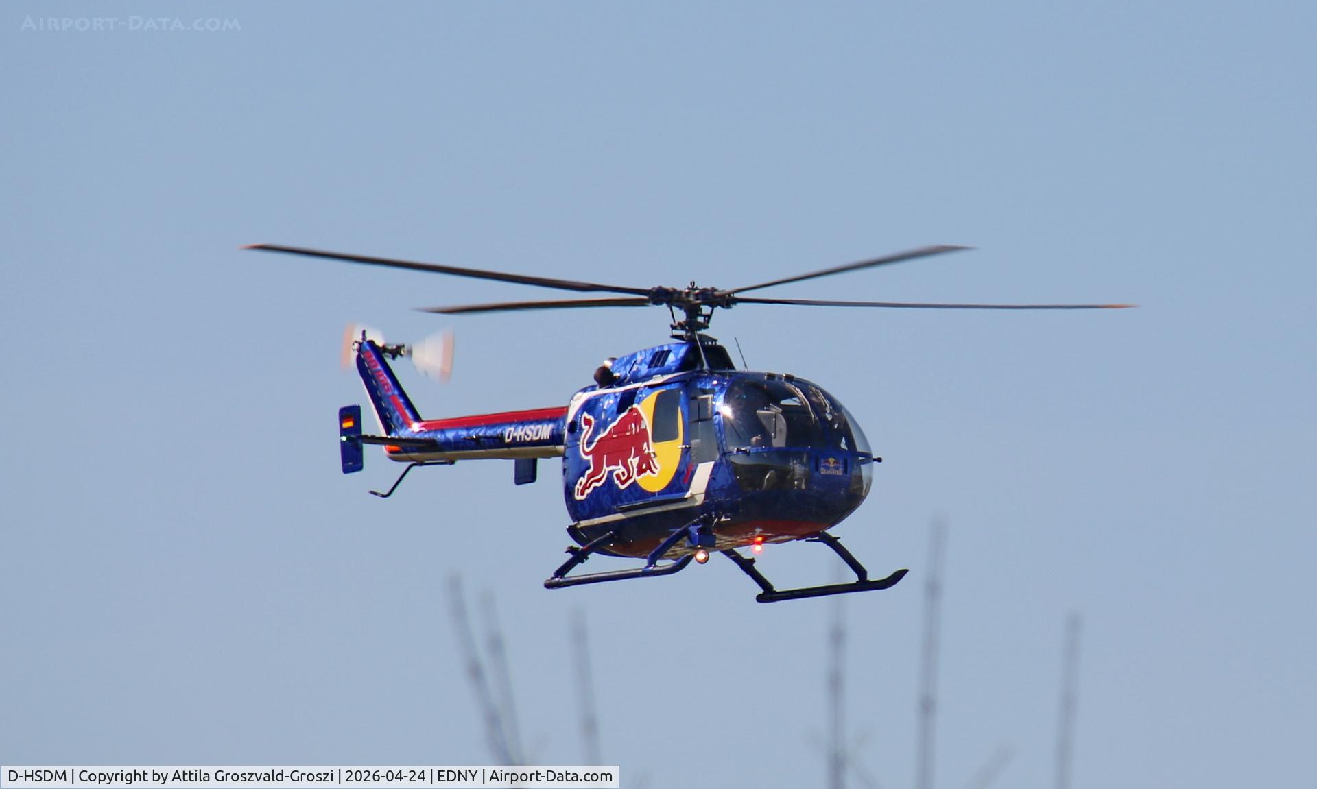 D-HSDM, MBB Bo-105CB C/N S-126, EDNY - Bodensee Airport Friedrichshafen, Germany. AERO 2026