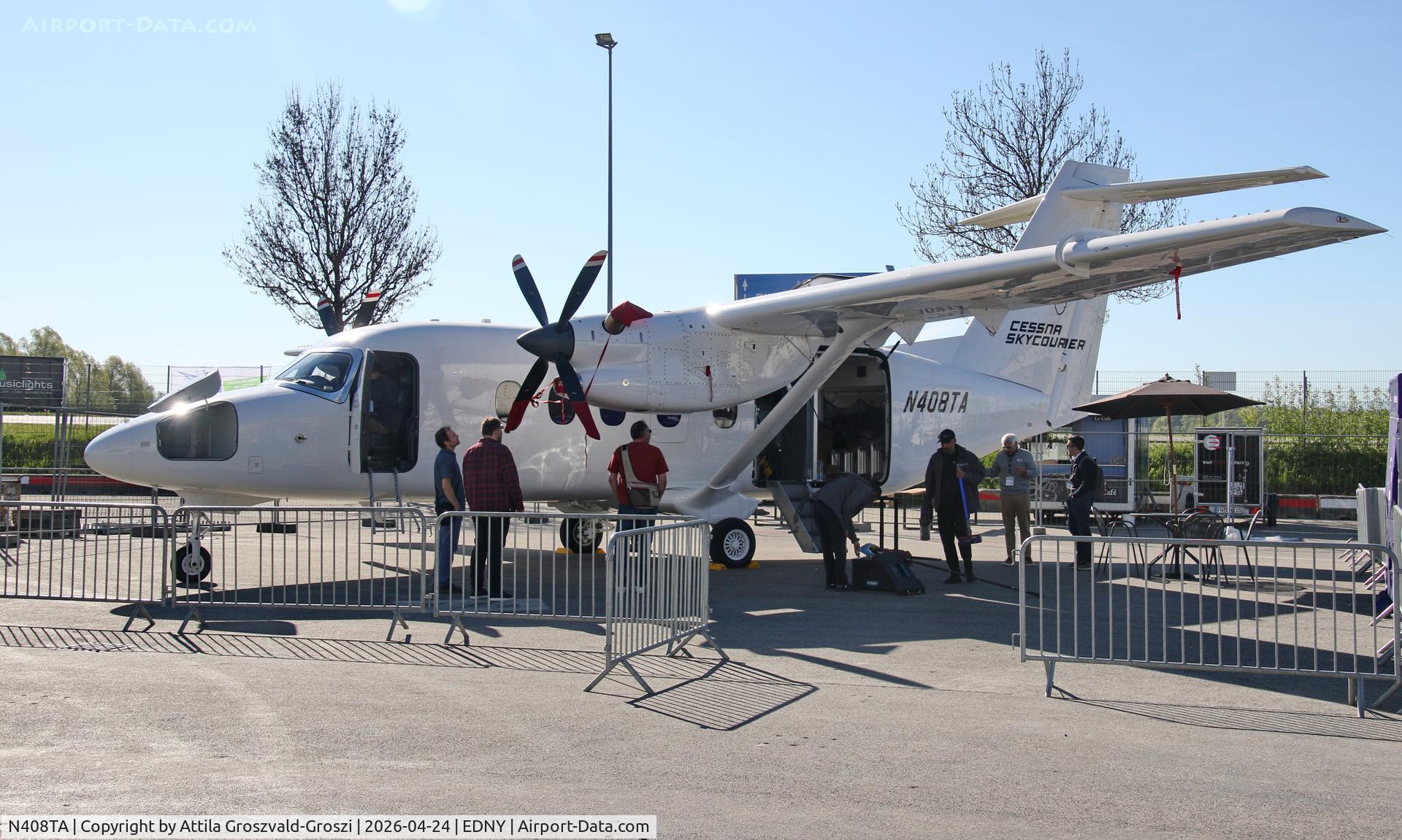 N408TA, 2025 Cessna 408 SkyCourier C/N 408-0041, EDNY - Bodensee Airport Friedrichshafen, Germany. AERO 2026