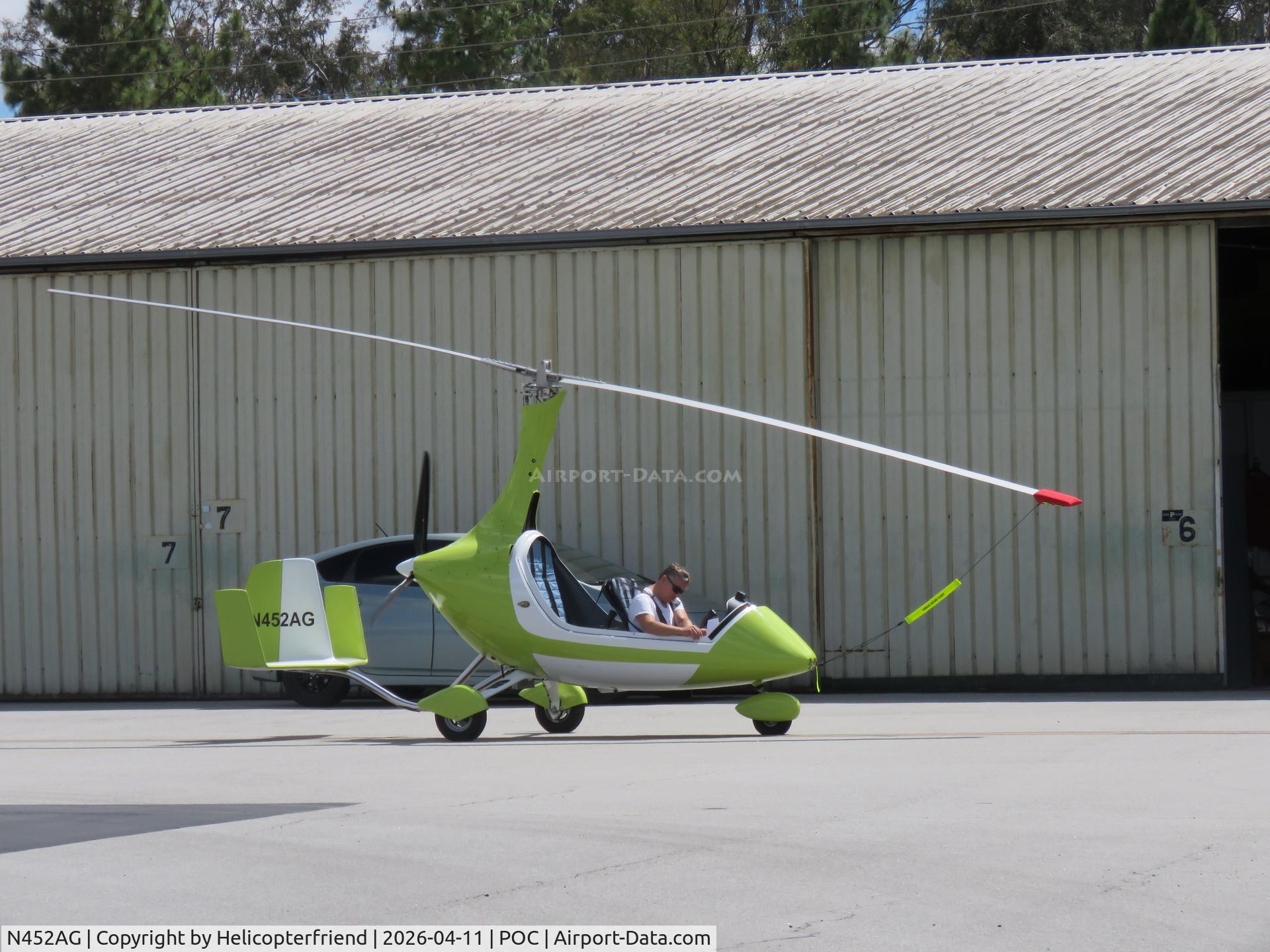 N452AG, 2016 AutoGyro Calidus C/N US-C00429, New paint and engine run-up