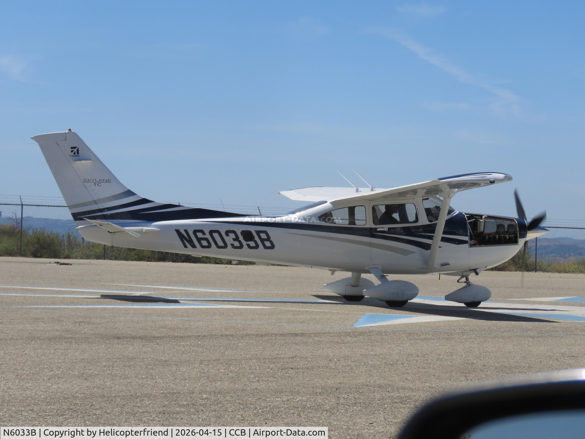 N6033B, 2006 Cessna T182T Turbo Skylane C/N T18208559, Checking engine