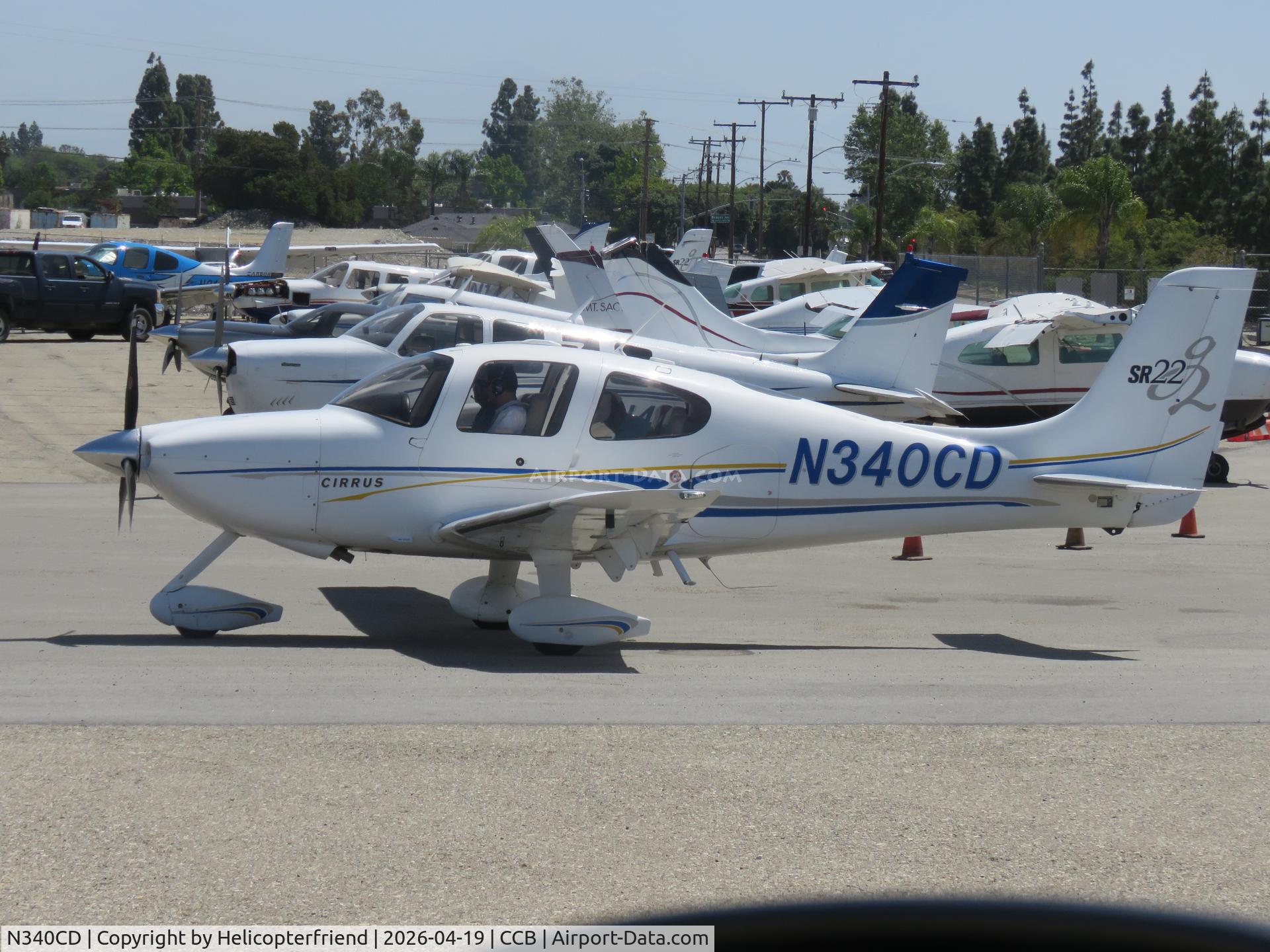 N340CD, 2005 Cirrus SR22 G2 C/N 1354, Starting up