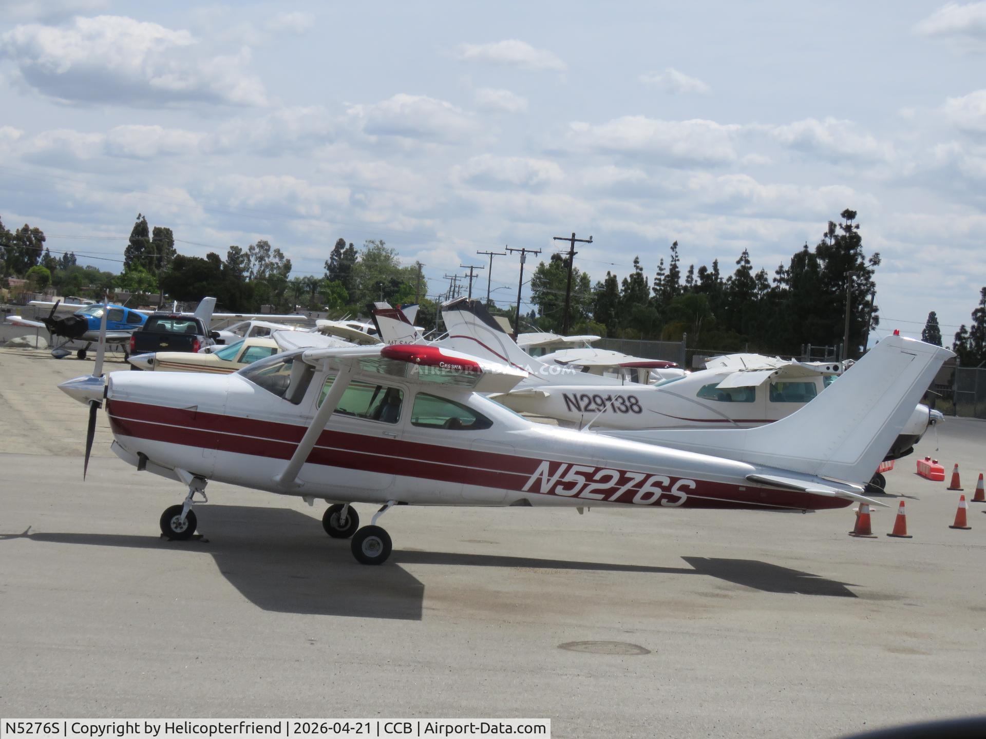 N5276S, 1980 Cessna TR182 Turbo Skylane RG C/N R18201535, Parked in mechanic parking