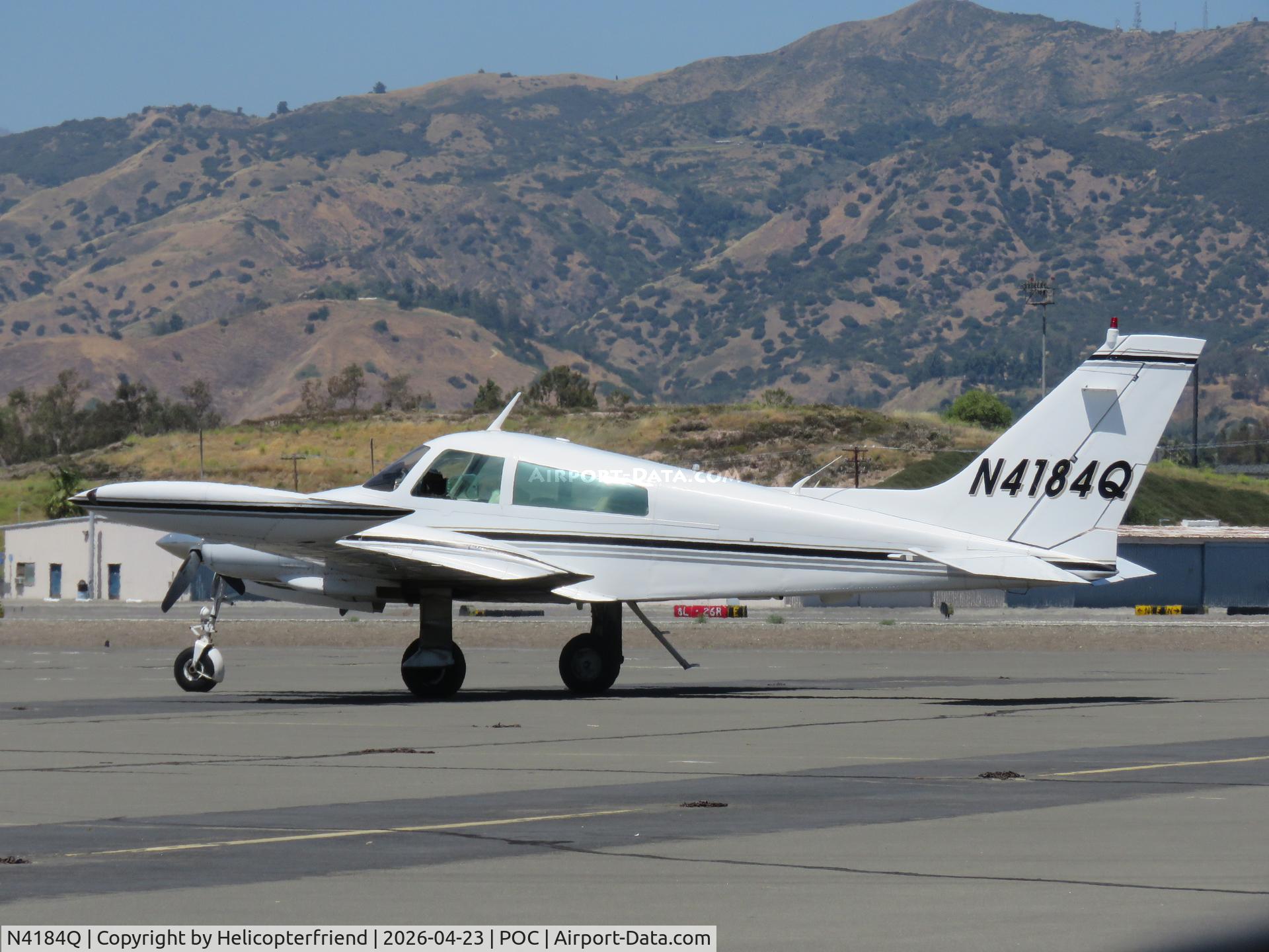 N4184Q, 1968 Cessna 310N C/N 310N-0084, Parked in transit parking