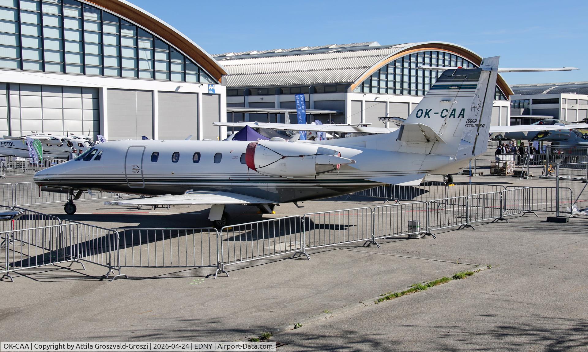 OK-CAA, 2001 Cessna 560XL Citation Excel C/N 560-5183, EDNY - Bodensee Airport Friedrichshafen, Germany. AERO 2026