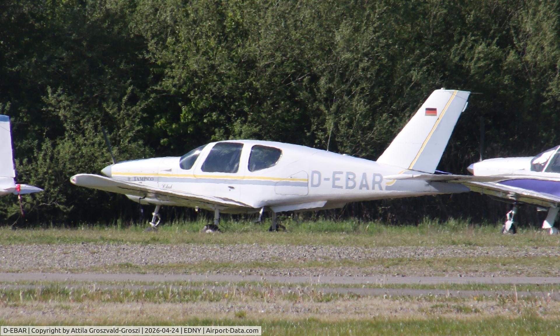 D-EBAR, 1989 Socata TB-9 Tampico Club C/N 933, EDNY - Bodensee Airport Friedrichshafen, Germany. AERO 2026
