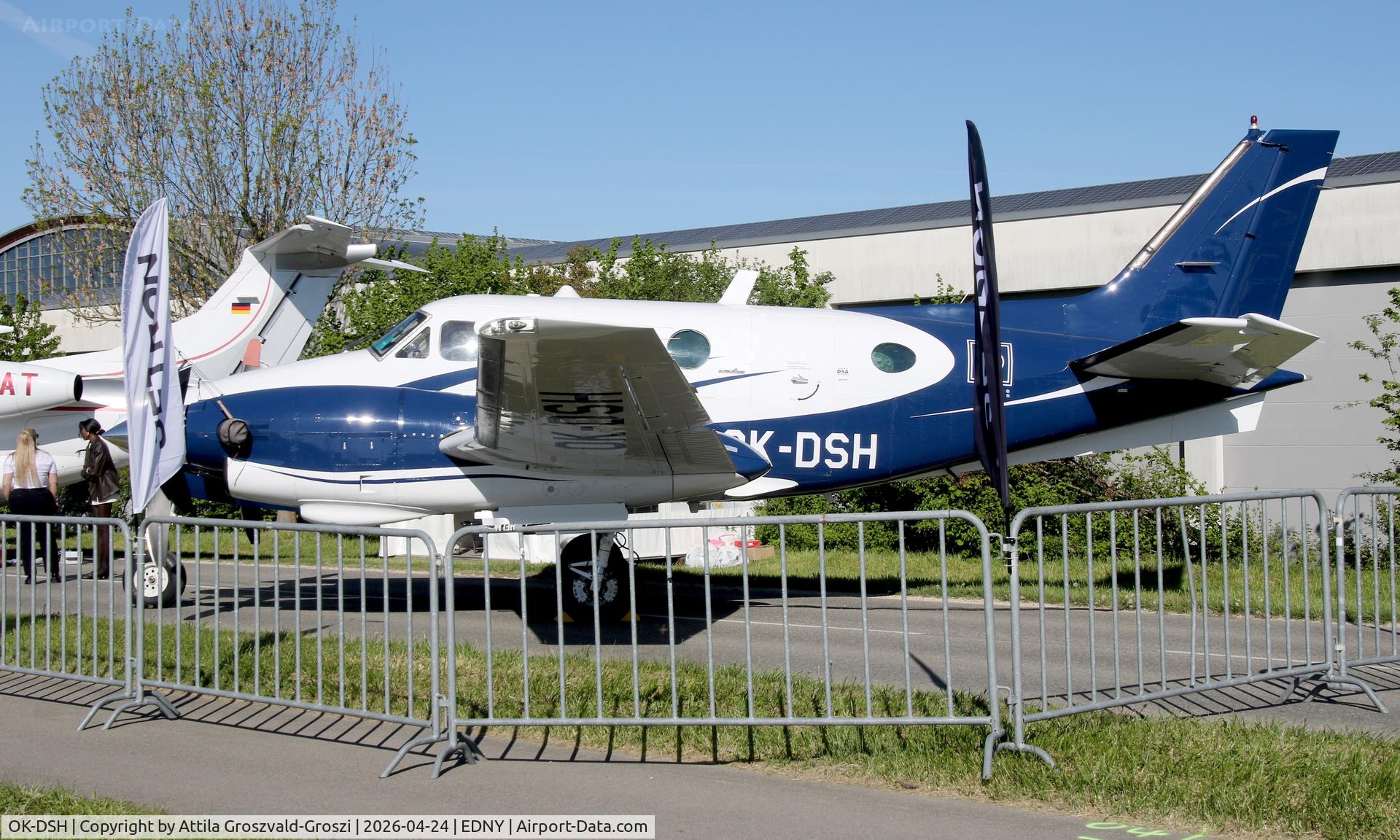 OK-DSH, 1979 Beech C90 King Air C/N LJ-837, EDNY - Bodensee Airport Friedrichshafen, Germany. AERO 2026