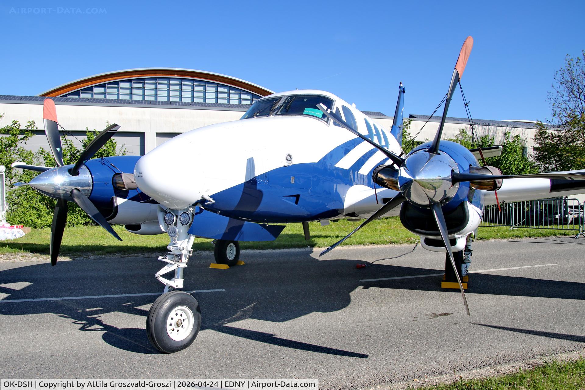 OK-DSH, 1979 Beech C90 King Air C/N LJ-837, EDNY - Bodensee Airport Friedrichshafen, Germany. AERO 2026