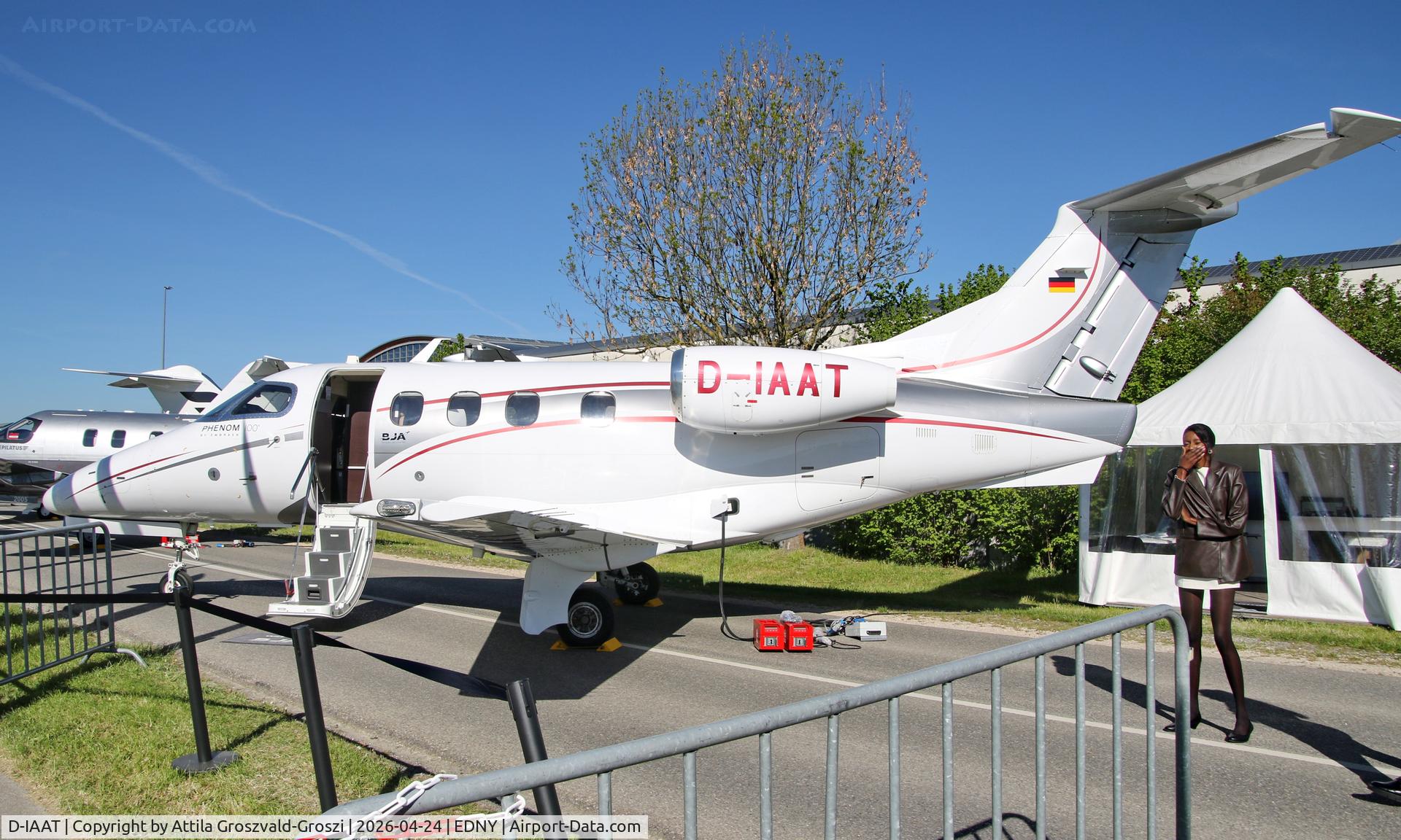 D-IAAT, 2010 Embraer EMB-500 Phenom 100 C/N 50000162, EDNY - Bodensee Airport Friedrichshafen, Germany. AERO 2026