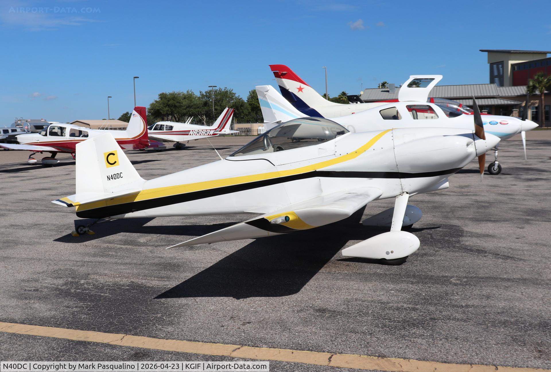 N40DC, 1988 Vans RV-3A C/N 561, Vans RV-3A
