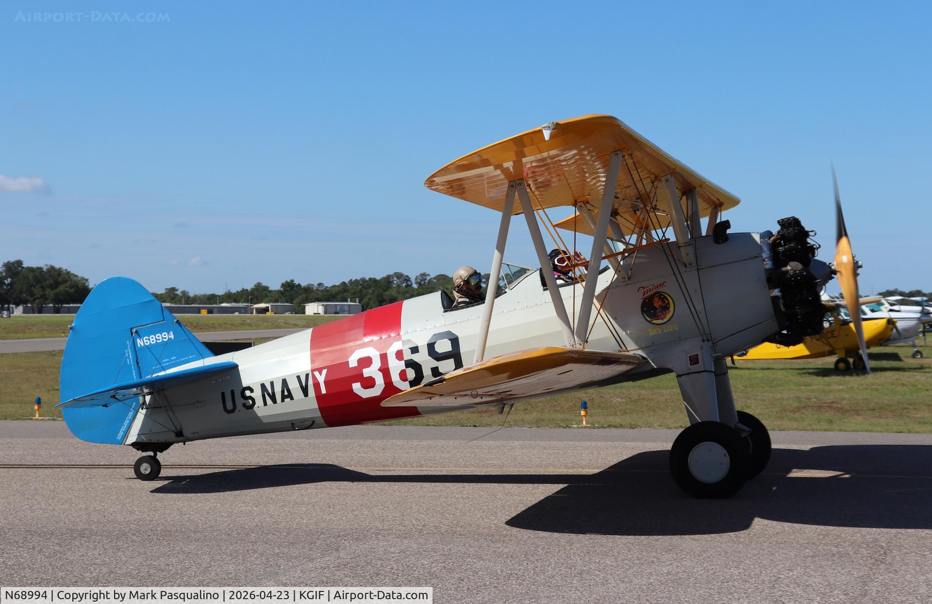 N68994, 1943 Boeing N2S-3 Kaydet (B75N1) C/N 75-7598, Stearman