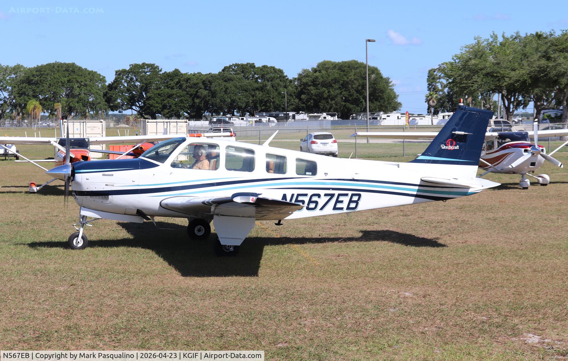 N567EB, 1979 Beech A36 Bonanza 36 C/N E-1543, Beech A36