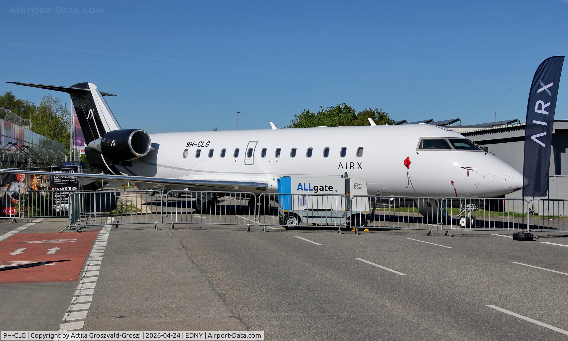 9H-CLG, 2006 Bombardier Challenger 850 (CL-600-2B19) C/N 8063, EDNY - Bodensee Airport Friedrichshafen, Germany. AERO 2026