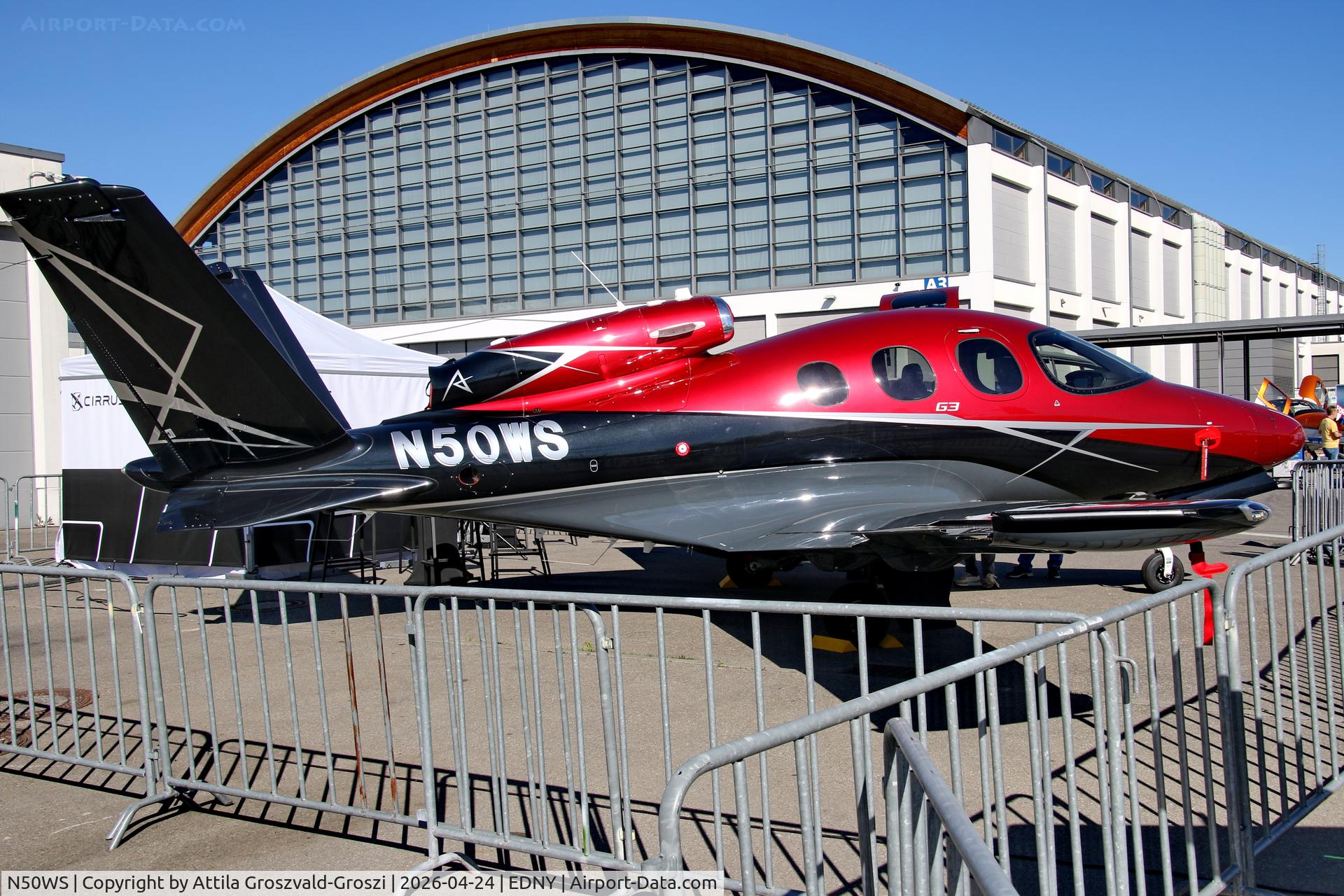 N50WS, 2020 Cirrus SF-50 G3 Vision Jet C/N 0741, EDNY - Bodensee Airport Friedrichshafen, Germany. AERO 2026
