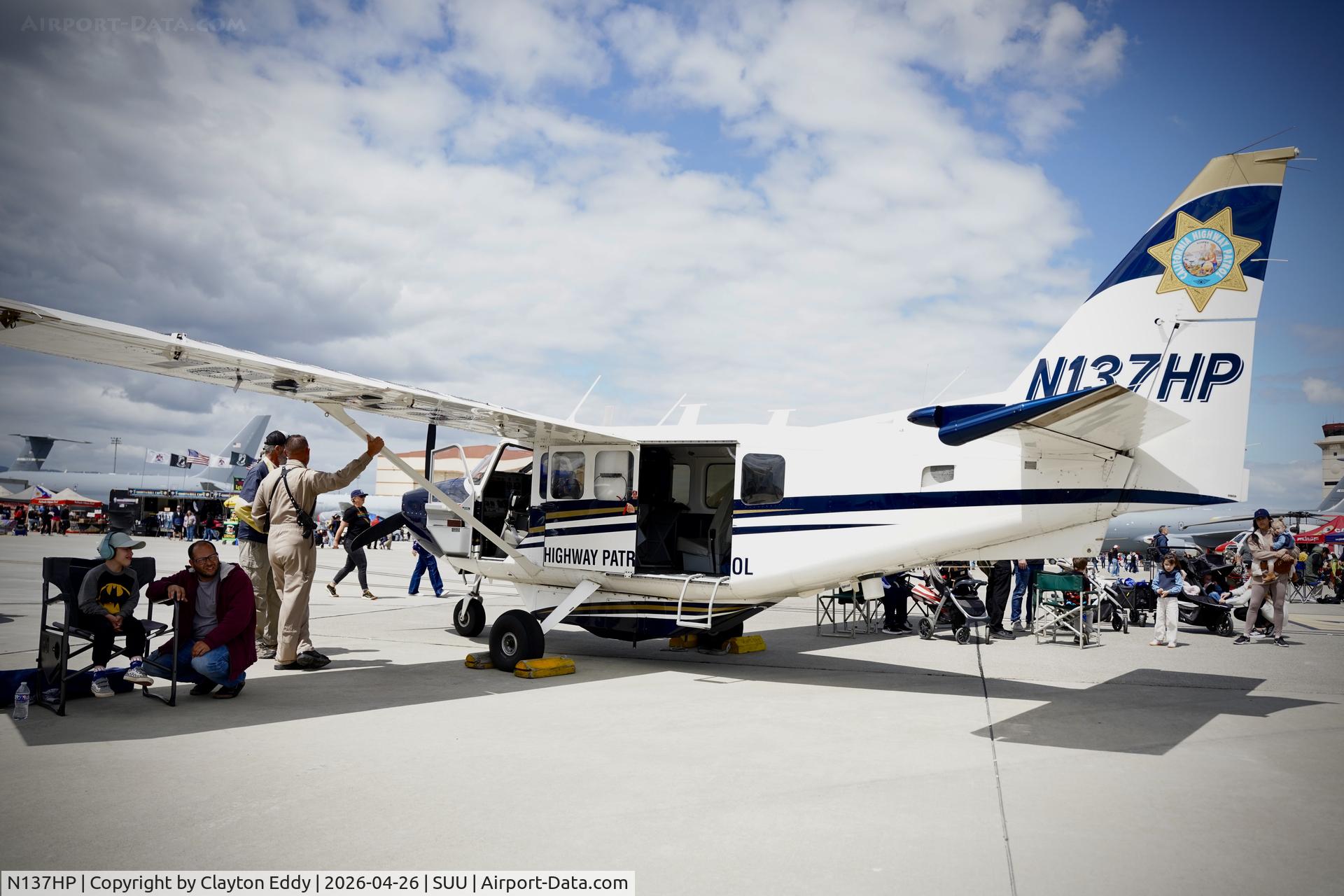 N137HP, 2015 GippsAero GA-8-TC320 Airvan C/N GA8-TC 320-15-218, Travis AFB airshow in California 2026
