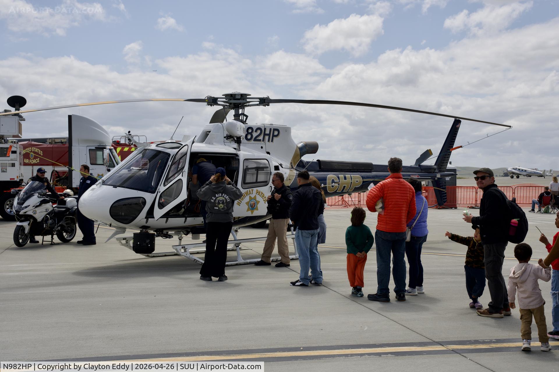 N982HP, 2016 Airbus Helicopters AS-350B-3 Ecureuil C/N 8187, Travis AFB airshow in California 2026