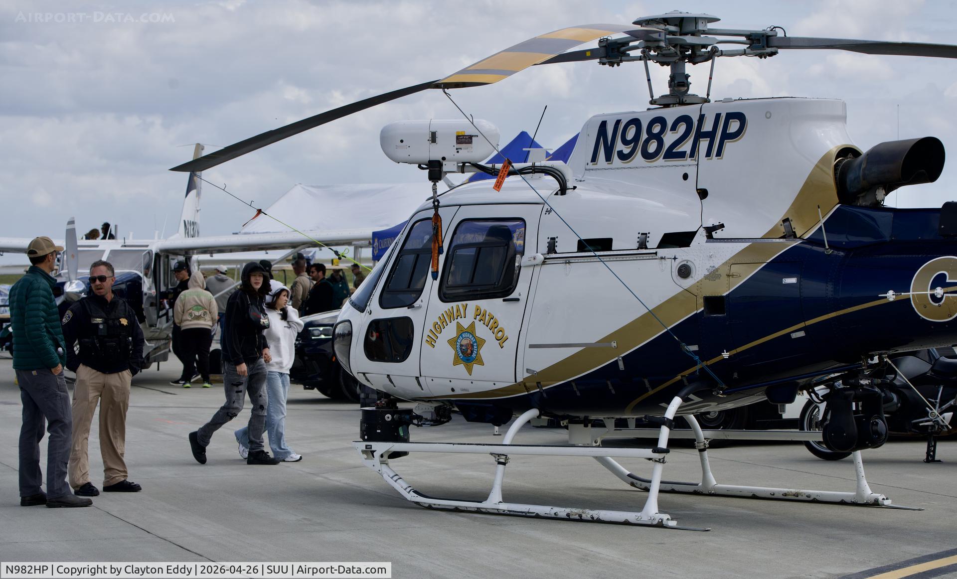 N982HP, 2016 Airbus Helicopters AS-350B-3 Ecureuil C/N 8187, Travis AFB airshow in California 2026