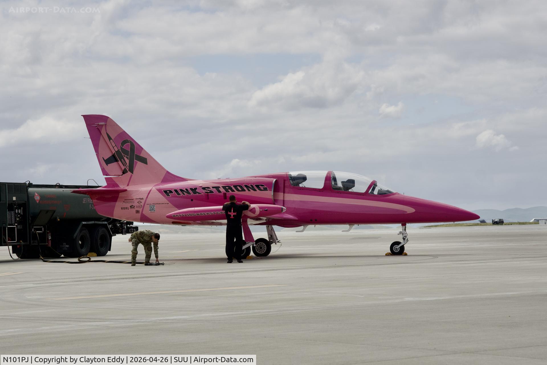 N101PJ, 1979 Aero Vodochody L-39C C/N 931341, Travis AFB airshow in California 2026