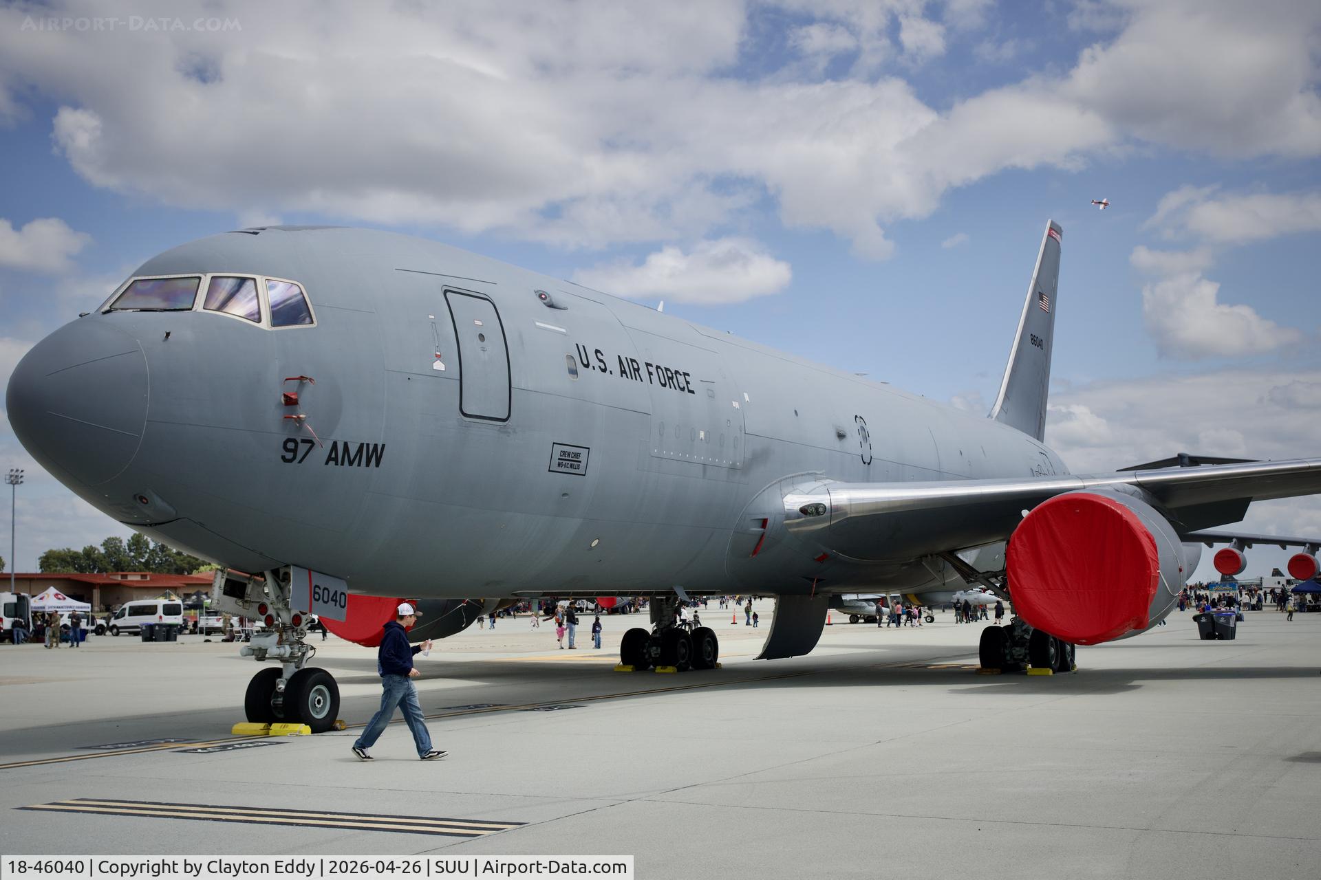 18-46040, 2019 Boeing KC-46A Pegasus C/N 34087/1162, Travis AFB airshow in California 2026
