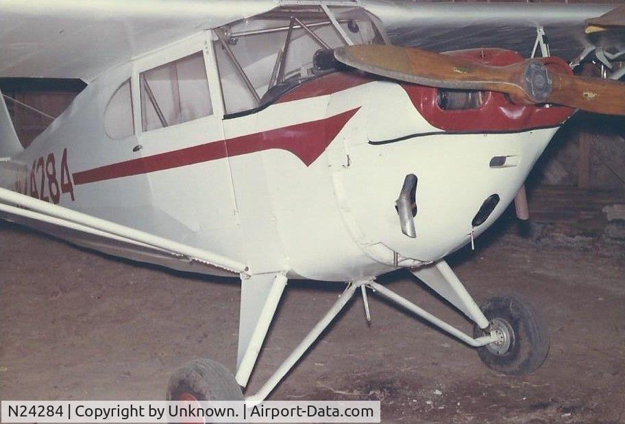N24284, 1940 Aeronca 65-LA C/N L-7540, Front 3/4 View. ~1960.