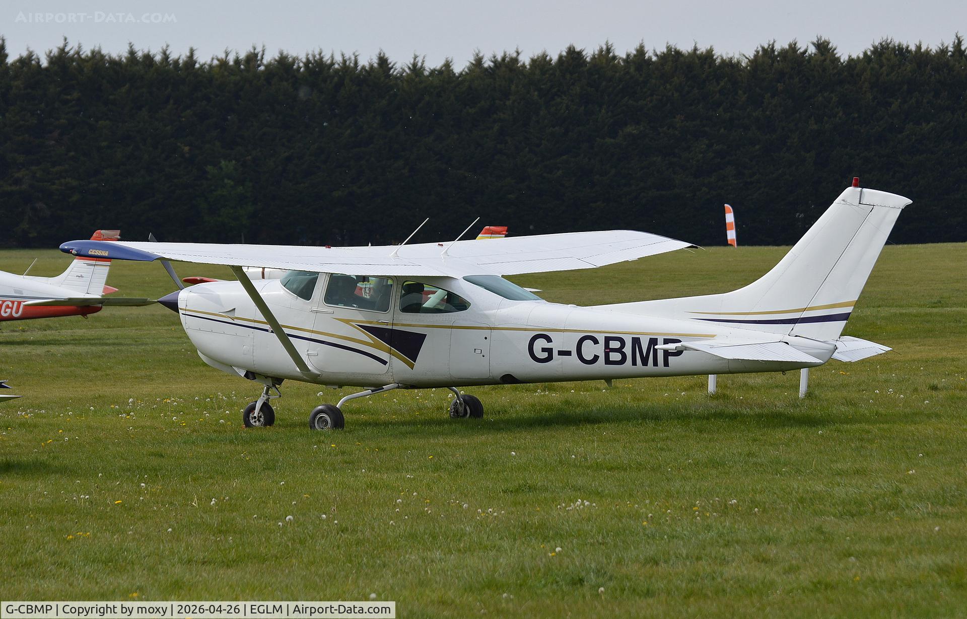 G-CBMP, 1980 Cessna R182 Skylane RG C/N R182-01325, Cessna R182 Skylane RG at White Waltham. Ex ZS-MWT