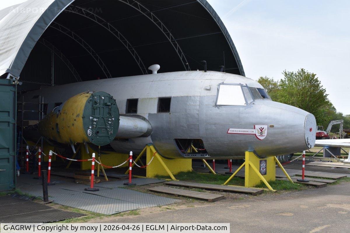 G-AGRW, Vickers 639 Viking 1 C/N 115, Further progress with restoration of Vickers 639 Viking 1 at Blackbushe.