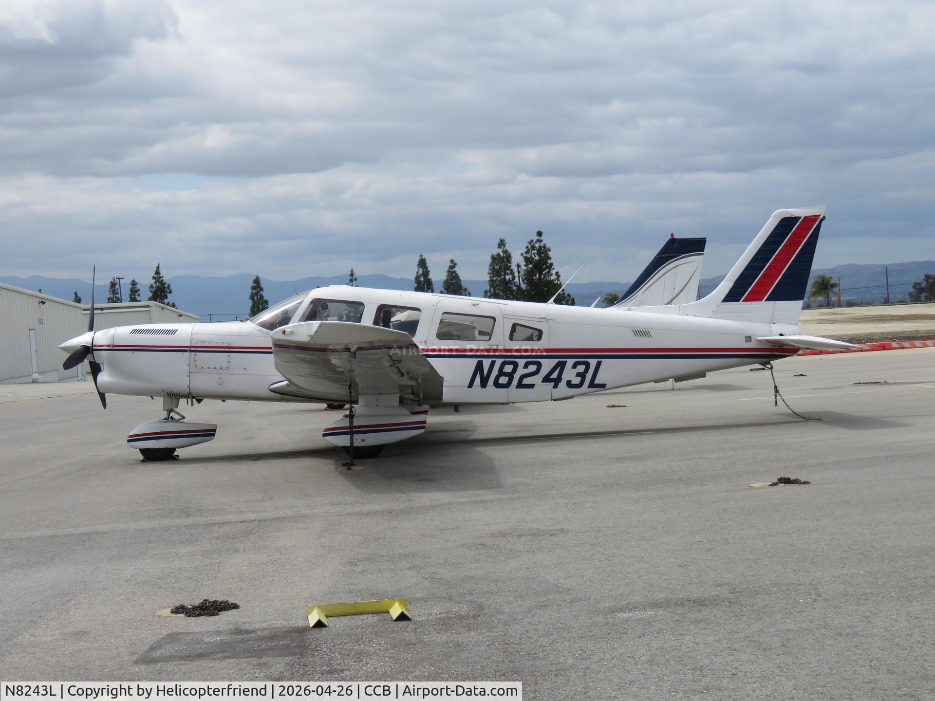 N8243L, 1980 Piper PA-32-301T Saratoga C/N 32-8024035, Parked in transit parking
