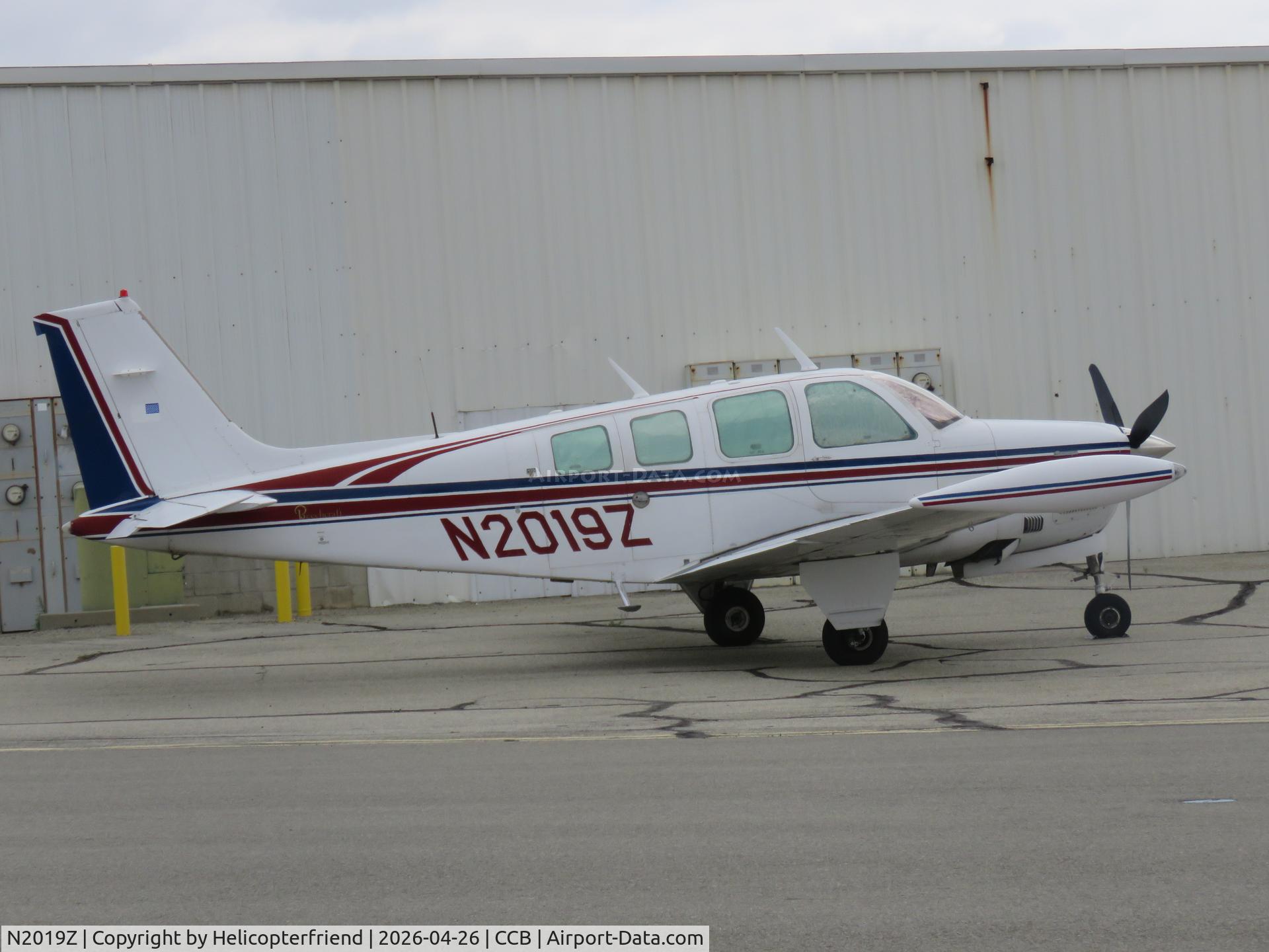 N2019Z, 1978 Beech A36 Bonanza 36 C/N E-1322, Parked