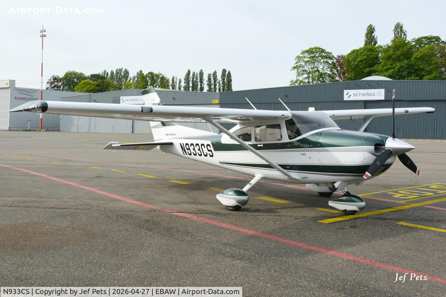 N933CS, 2026 Cessna 182T Skylane Skylane C/N 182-83333, At Antwerp Airport.
