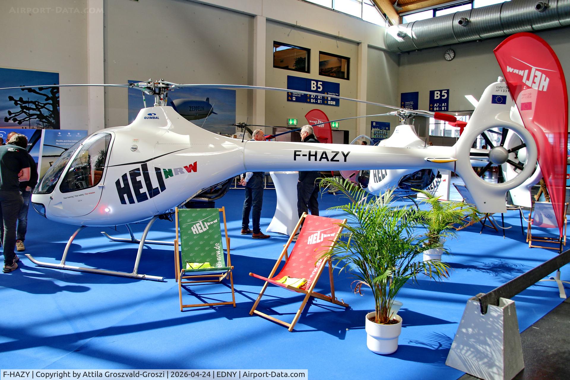 F-HAZY, Guimbal Cabri G2 C/N 1339, EDNY - Bodensee Airport Friedrichshafen, Germany. AERO 2026