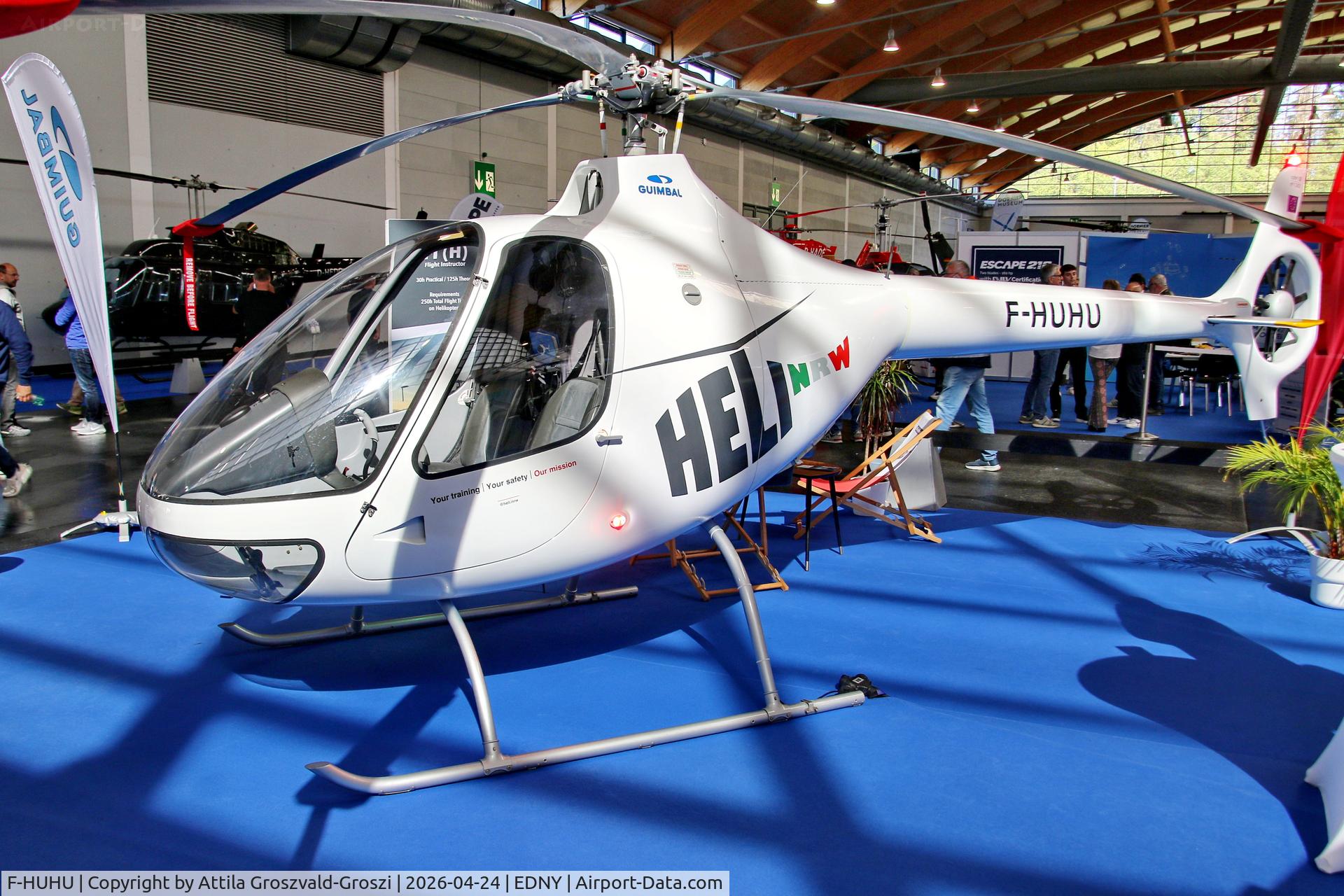 F-HUHU, Guimbal Cabri G2 C/N 1302, EDNY - Bodensee Airport Friedrichshafen, Germany. AERO 2026