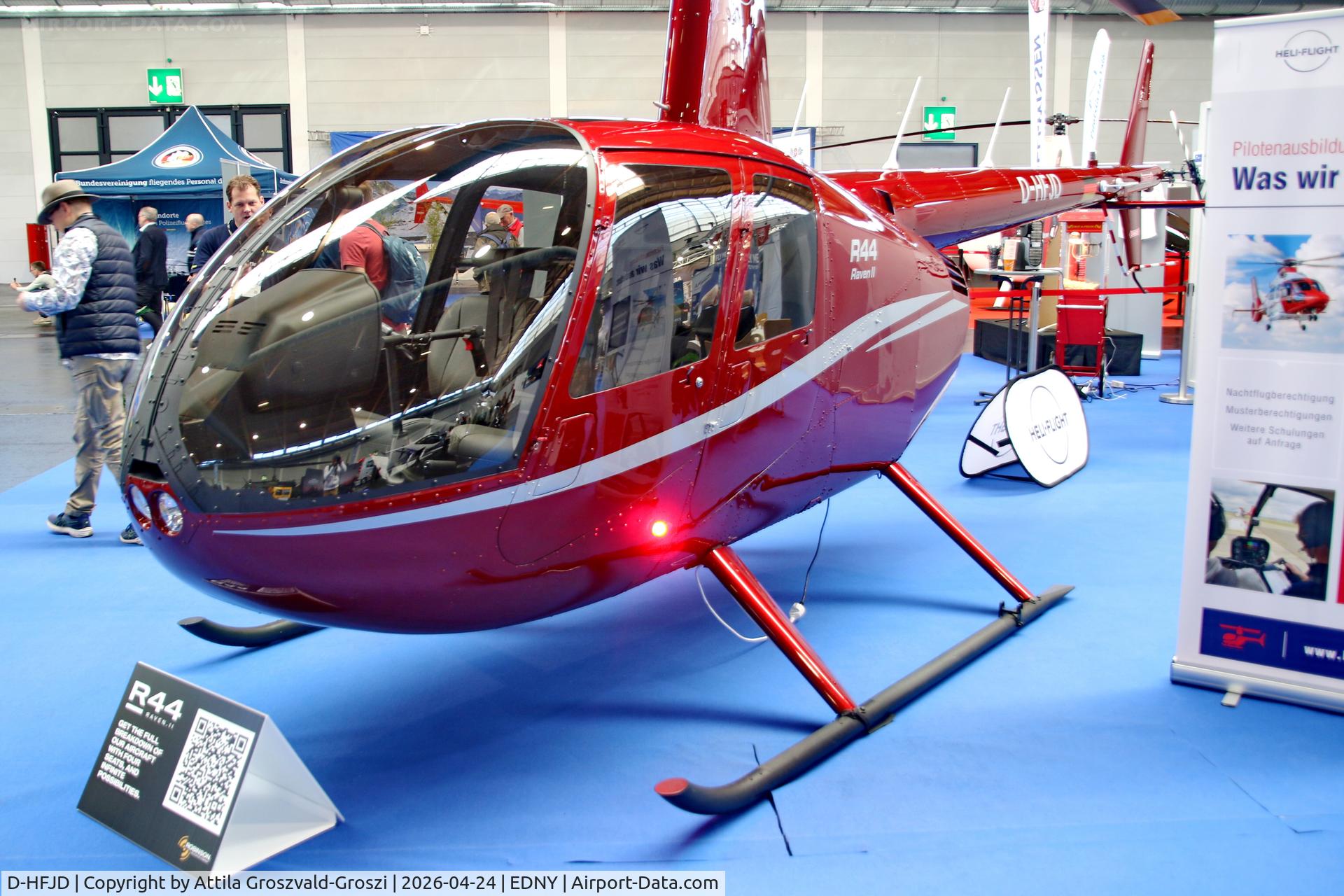 D-HFJD, 2021 Robinson R-44 Raven II C/N 14886, EDNY - Bodensee Airport Friedrichshafen, Germany. AERO 2026