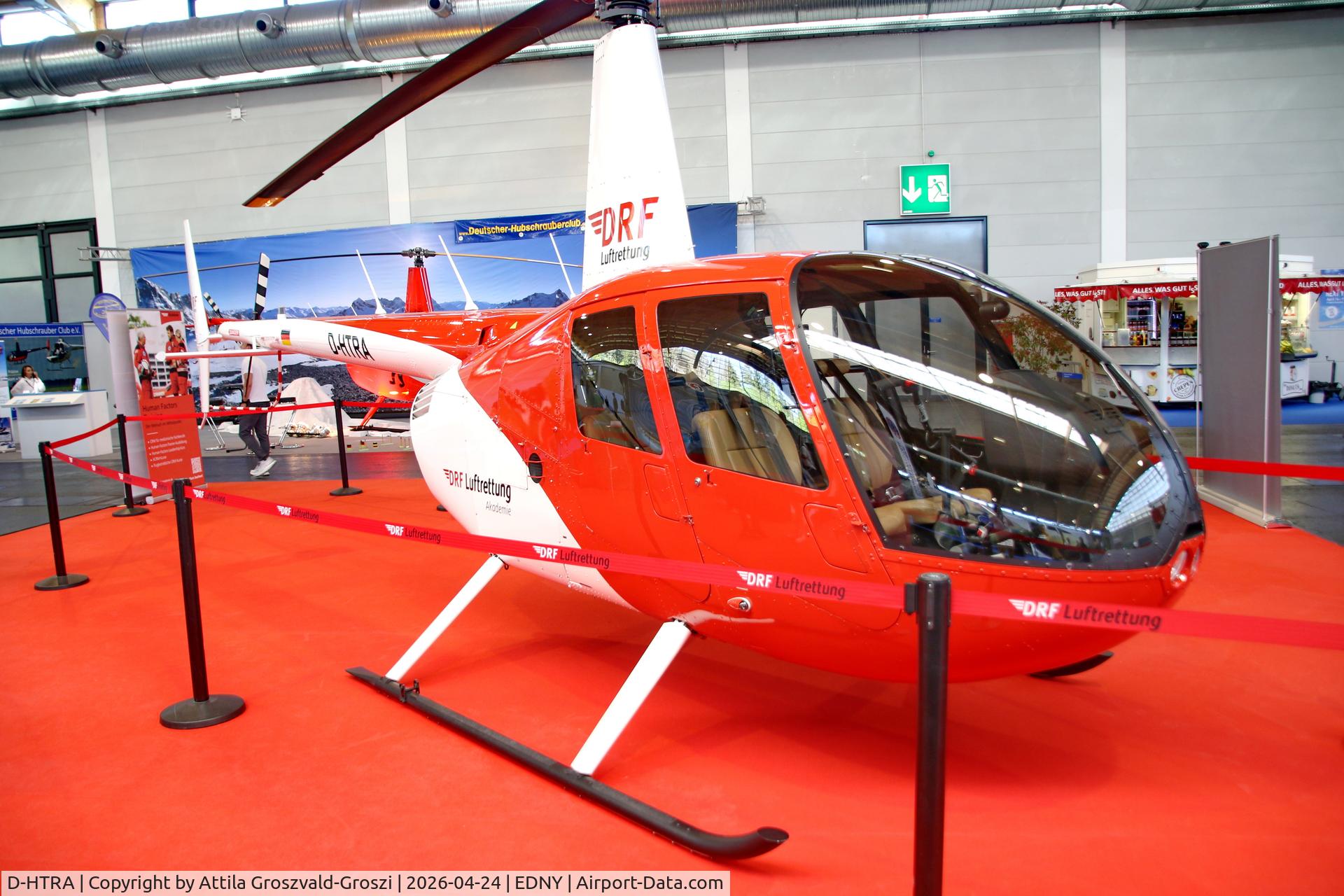 D-HTRA, 2020 Robinson R-44 Raven II C/N 14551, EDNY - Bodensee Airport Friedrichshafen, Germany. AERO 2026