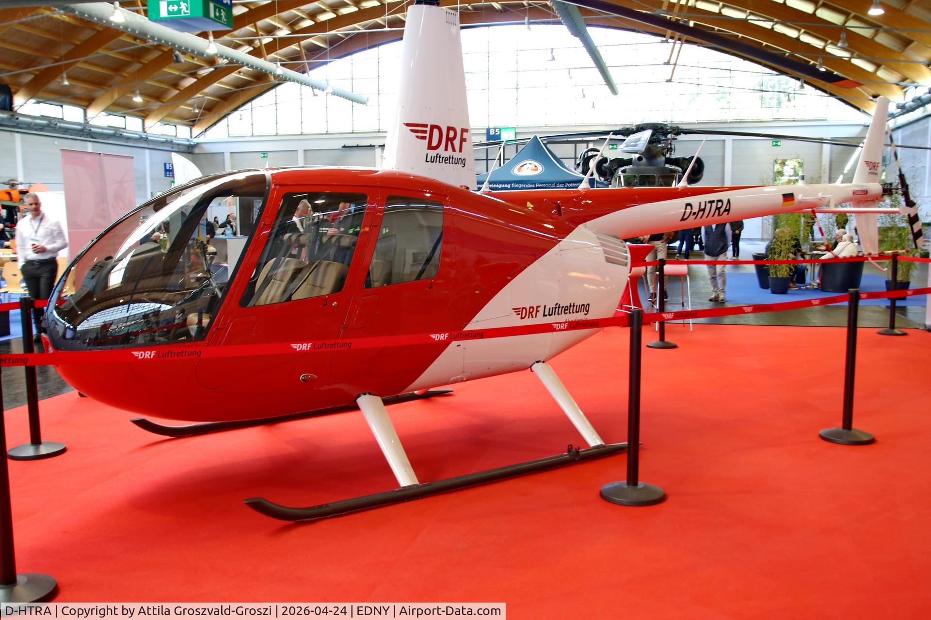D-HTRA, 2020 Robinson R-44 Raven II C/N 14551, EDNY - Bodensee Airport Friedrichshafen, Germany. AERO 2026