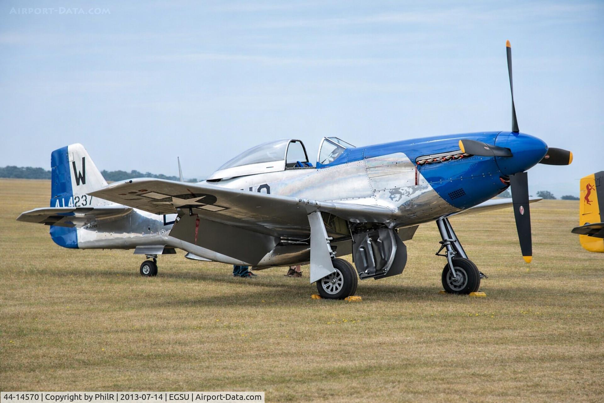44-14570, 2010 North American P-51D Mustang C/N 122-40196, 44-14570 former 414237 1944 NA P-51D Mustang 'Moonbeam McSwine' USAAF Duxford