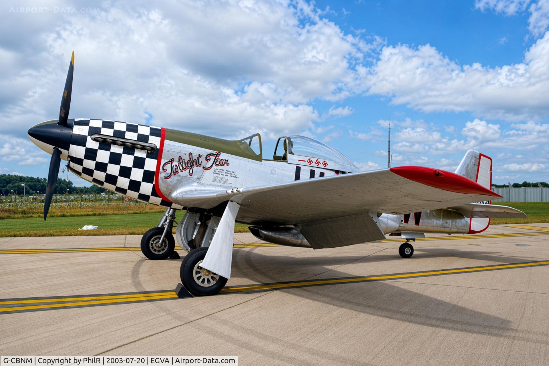 G-CBNM, 1944 North American P-51D Mustang C/N 122-31590 (44-63864), 44-63864 (G-CBNM) 1944 NA P-51D Mustang 'Twilight Tear' USAAF Anniversary of Flight RIAT Fairford 
