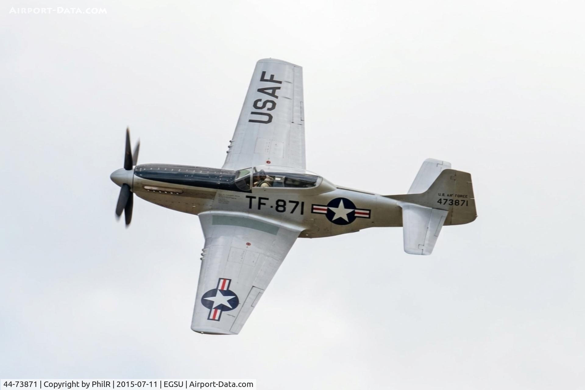 44-73871, 1944 North American P-51D Mustang C/N 122-40411, 44-73871 (D-FTSA) 1944 NA P-51D Mustang USAAF Duxford 

