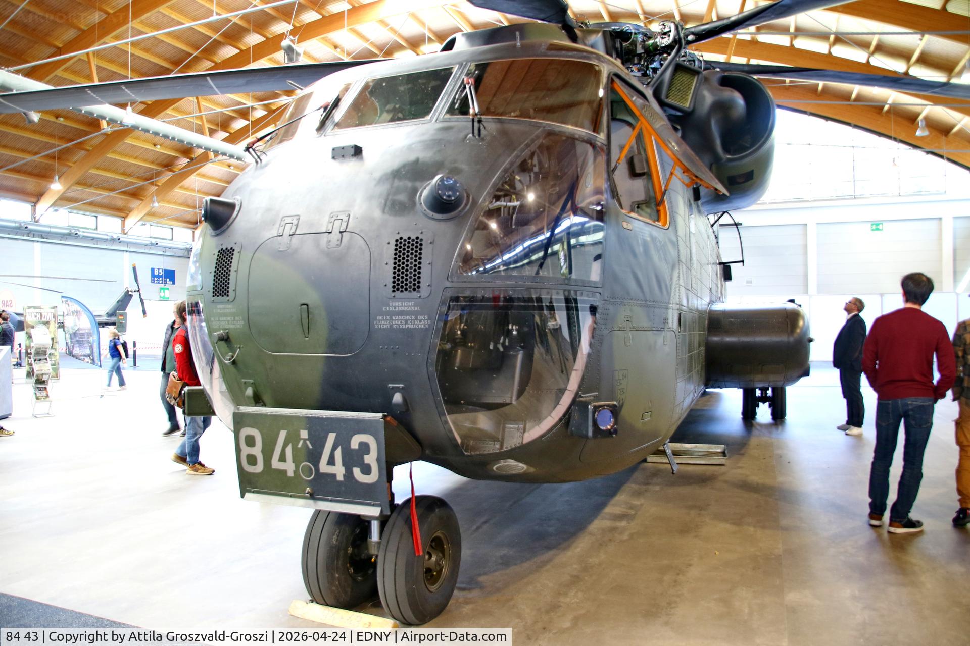 84 43, 1972 Sikorsky (VFW-Fokker) CH-53G C/N V65-041, EDNY - Bodensee Airport Friedrichshafen, Germany. AERO 2026