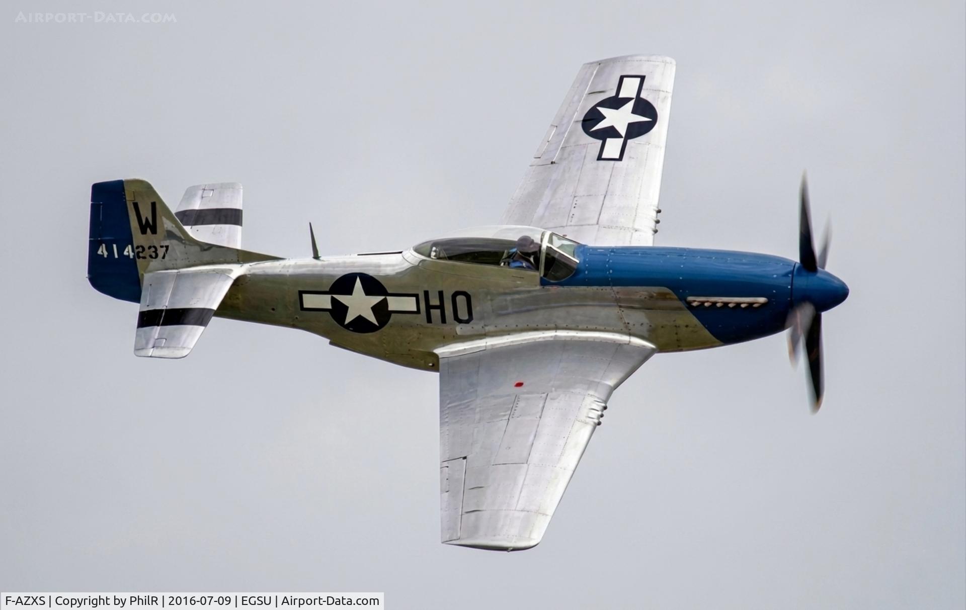 F-AZXS, 1944 North American F-51D Mustang C/N 122-40196, 411237 (44-73656 F-AZXS) 1945 NA P-51D Mustang 'Moonbeam McSwine' USAAF Flying Legends Duxford 
