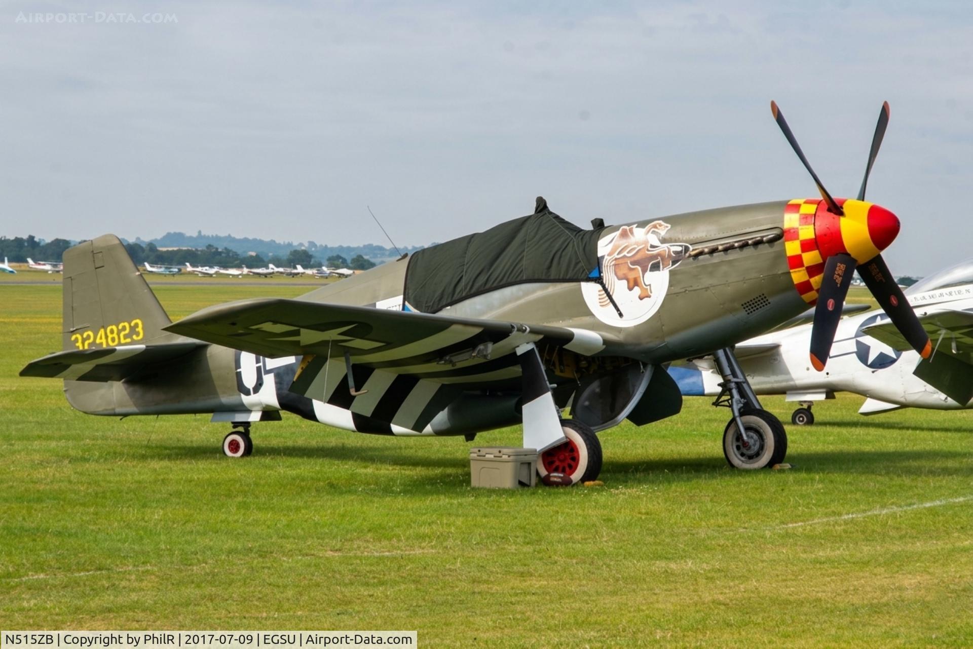 N515ZB, 1944 North American P-51B Mustang C/N 104-25866, 324823 (43-24837, N515ZB) 1944 NA P-51B Mustang 'Berlin Express' Flying Legends Duxford 
