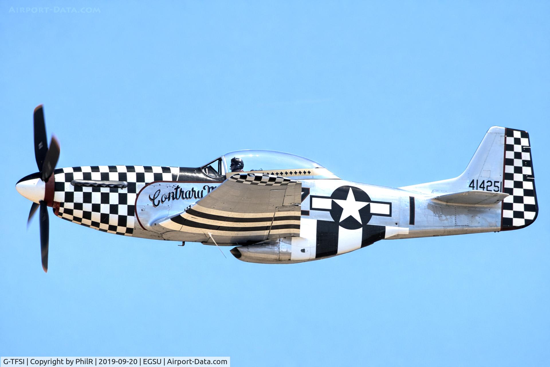 G-TFSI, 1944 North American TF-51D Mustang C/N 124-44703, 414251 (44-73683, G-TFSI) 1944 North AMerican TF-51D Mustand 'Contrary Mary' USAAF Duxford 
