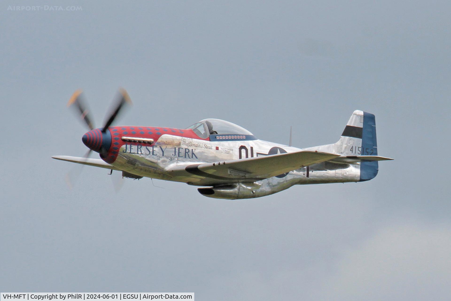 VH-MFT, 1947 Commonwealth CA-18 Mustang 21 C/N 1435, '415152' (A68-769, VH-MFT, G-JERK) 1948 Commonwealth Aircraft Corp CA-18 CA-18 Mk 21 (MUSTANG P-51D) 'Jersey Jerk' D Day Display Duxford