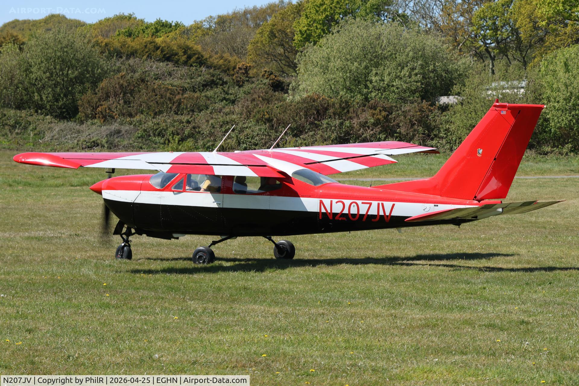 N51ZW, 1944 North American P-51D Mustang C/N 44-13903 (122-40933), N207JV 1974 Reims Cessna F177RG Cardinal Sandown IoW 
