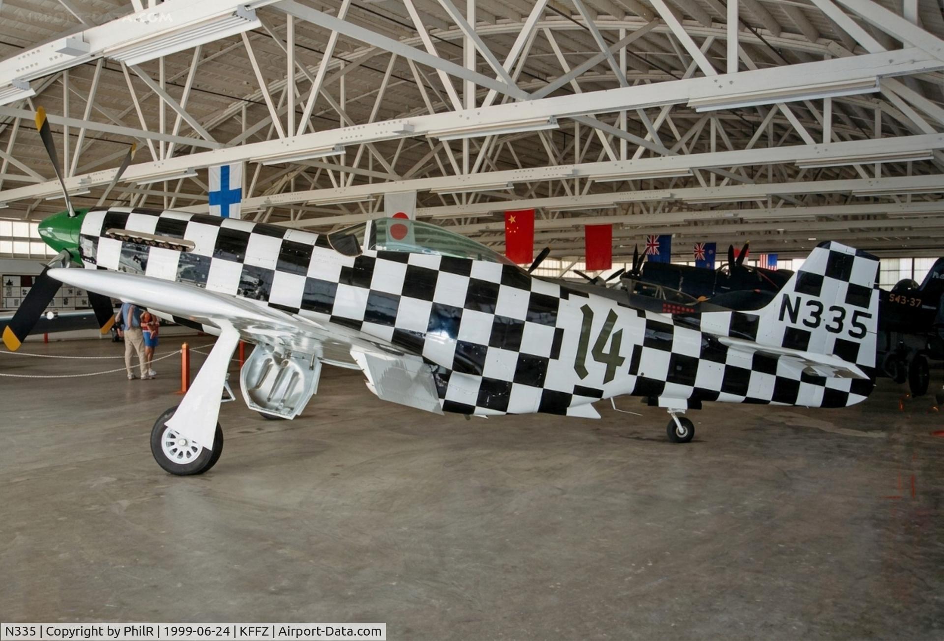 N335, 1944 North American/aero Classics P-51D C/N 44-72902, N335 (44-72902, 9564 RCAF, N6343T,) 1944 NA P-51D Mustang Champlin Fighter Museum Falcon Field Mesa Az
