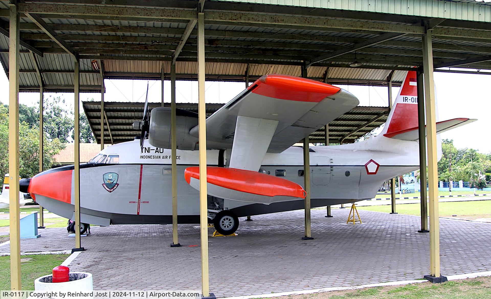 IR-0117, Grumman HU-16A Albatross C/N G-436, Albatross in Indonesian Air Force colors at the Dirgantara Mandala Museum at Yogyakarta, Indonesia